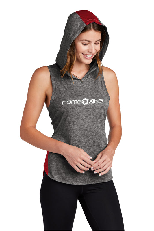 Camiseta sin mangas con capucha